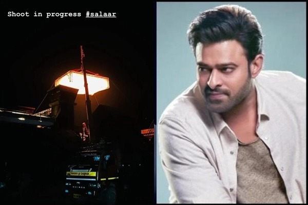 'Salaar' makers drop night shoot pic, indicate Prabhas movie on track