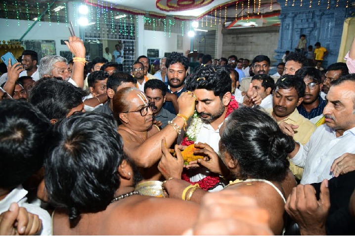 Nara Lokesh leaves for padayatra