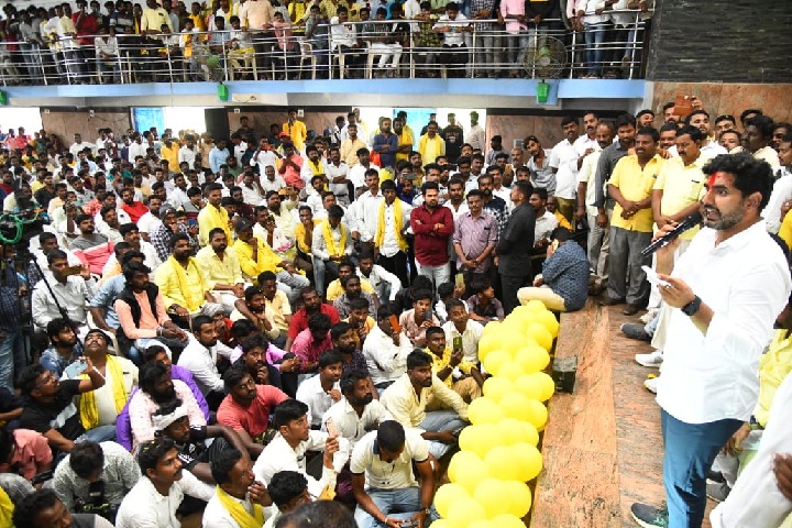 State moving in reverse direction after Jagan came to power, says Lokesh