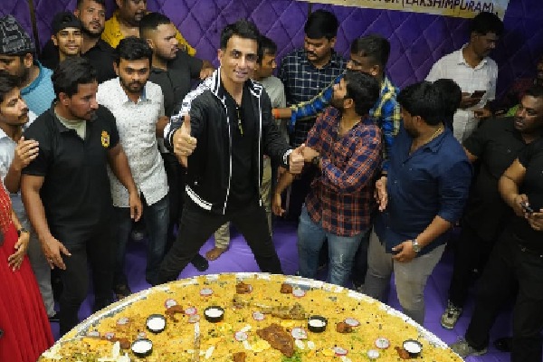 Hyderabad's jail-themed restaurant names its biggest thali after Sonu Sood