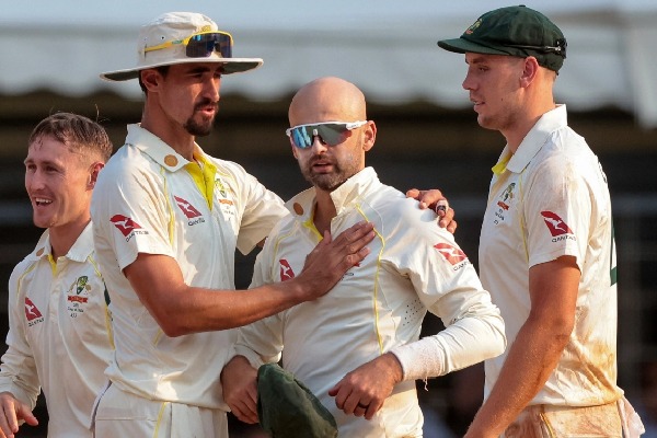 3rd Test, Day 2: Lyon eight-fer puts Australia on verge of win after bowling out India for 163