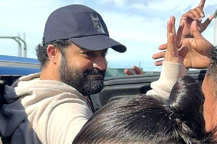 As Oscar countdown starts, NTR Jr lands in LA, greeted by frenzied fans