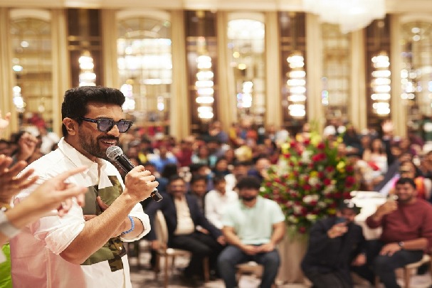 Mega Power Star Ramcharan thanks fans for making his US trip memorable