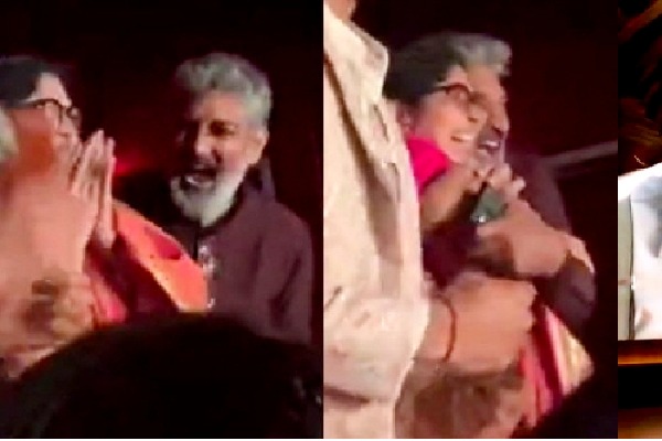 Oscars 2023: Rajamouli screams, hugs wife as 'Naatu Naatu' wins