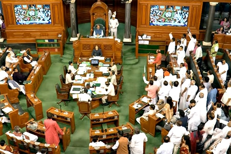 Parliament adjourned till Wed amid protests by treasury benches, oppn