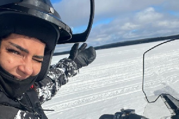 Lakshmi Manchu savours Northern Lights, husky-sleigh rides in Finland