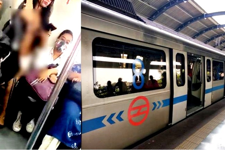 Video of skimpily clad woman in Delhi Metro goes viral, DMRC responds