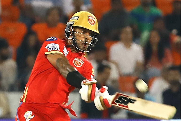 IPL 2023: Dhawan hits 99 not out but Markande's 4-15 restrict PBKS to 143/9