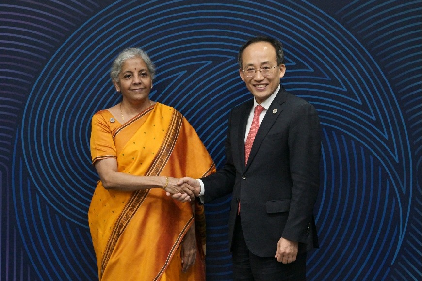 Sitharaman meets S Korean Deputy PM, seeks investment in manufacturing, RE sectors