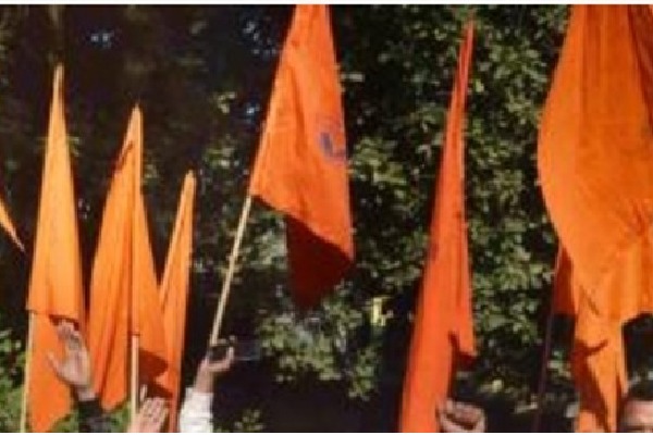 BJP, Bajrang Dal workers recite Hanuman Chalisa at Congress office in Hyderabad