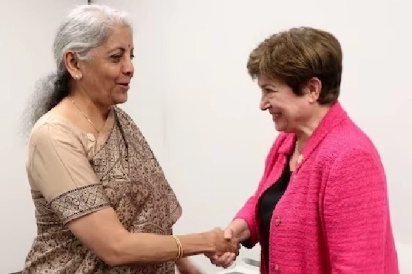 Nirmala Sitharaman meets IMF chief in Japan