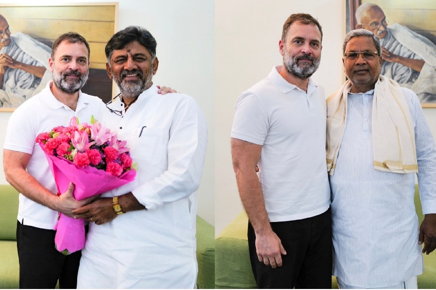 After meeting Rahul, Kharge, Shivakumar confers with MLAs, Surjewala