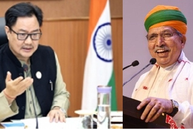 Union cabinet reshuffle: Arjun Meghwal new law minister, Kiren Rijiju gets earth sciences