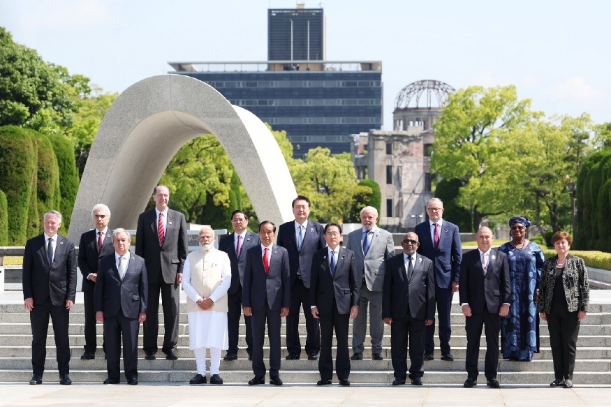 PM Modi visits Hiroshima Peace Memorial, pays tribute