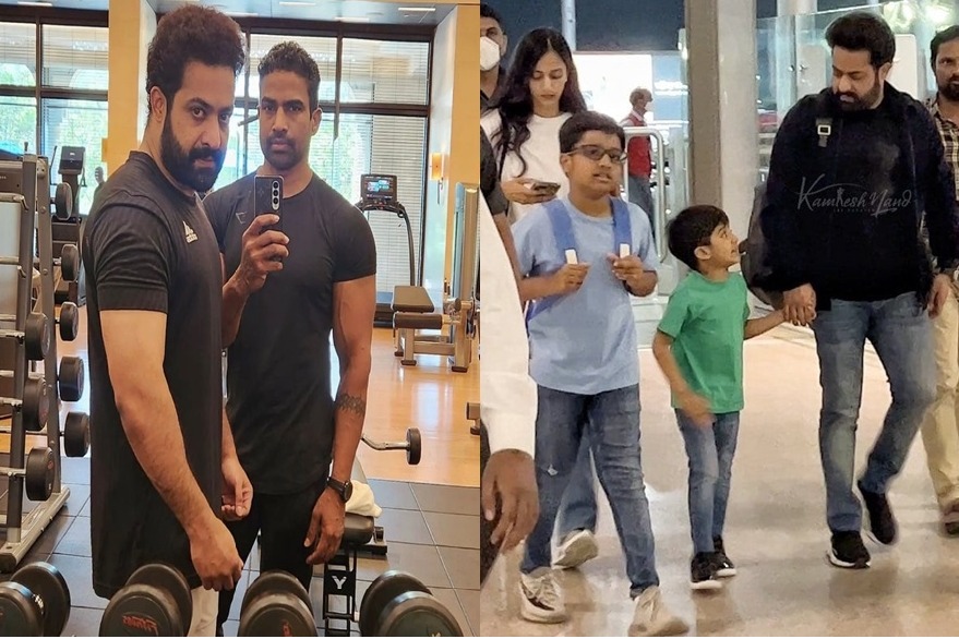 Jr NTR off to vacation with family, but no break for 'Devara' workout