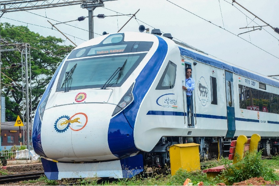 Passenger train service resumes on Bhadrak-Balasore route, Vande Bharat crosses site