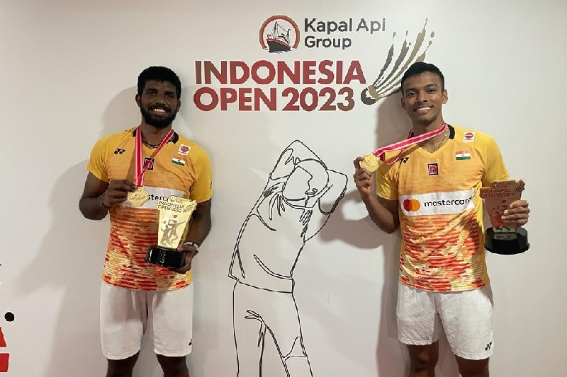 Indonesia Open: India's Satwik/Chirag script history, beat world champions for men's doubles title