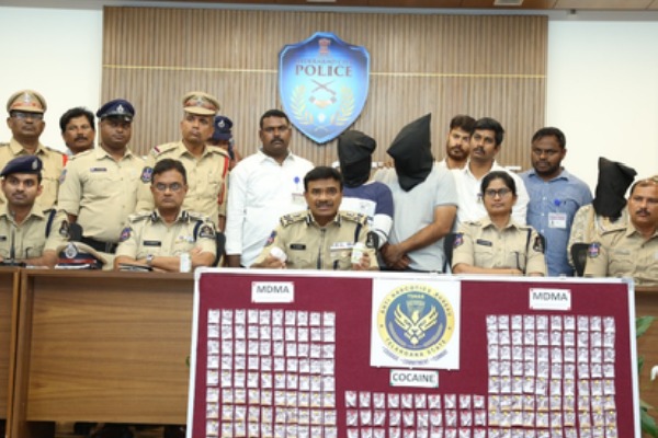 Telangana Anti-Narcotics Bureau arrests three Nigerian drug peddlers