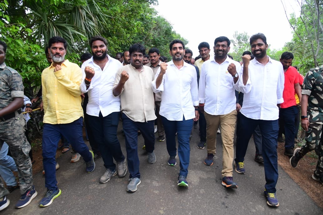 Nara Lokesh's pada yatra reaches 2000 km milestone