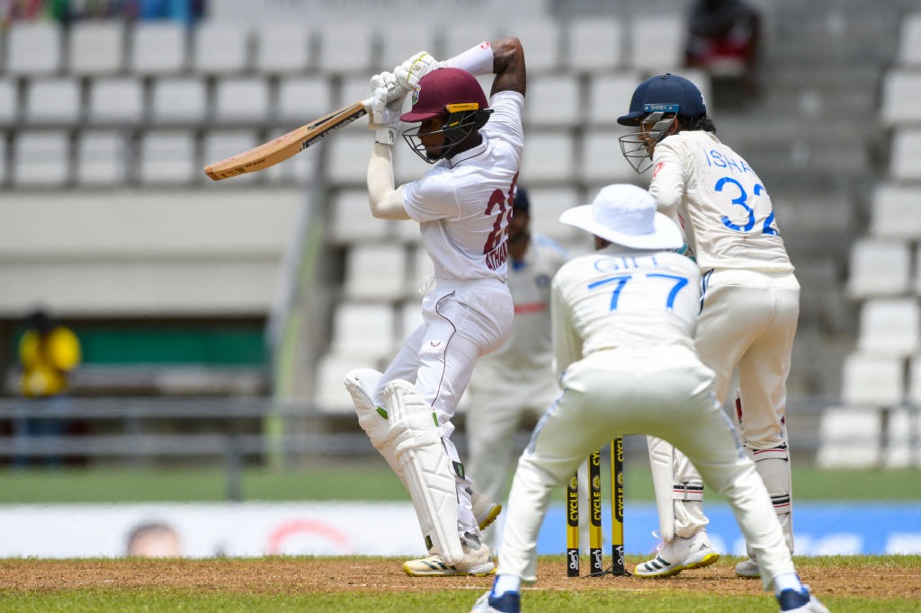 1st Test, Day 1: Athanaze falls for 47 as India reduce West Indies to 137/8 at Tea