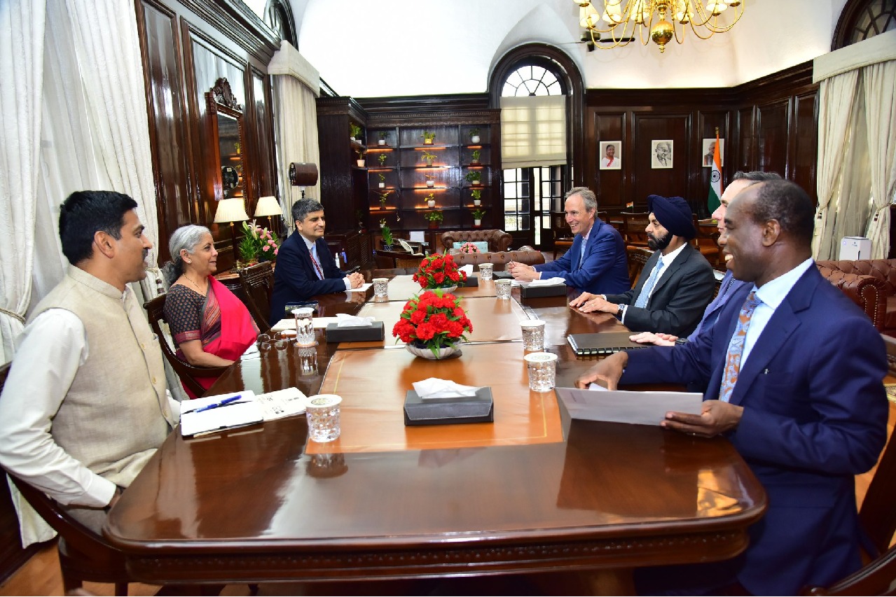 Nirmala Sitharaman meets World Bank President Ajay Banga