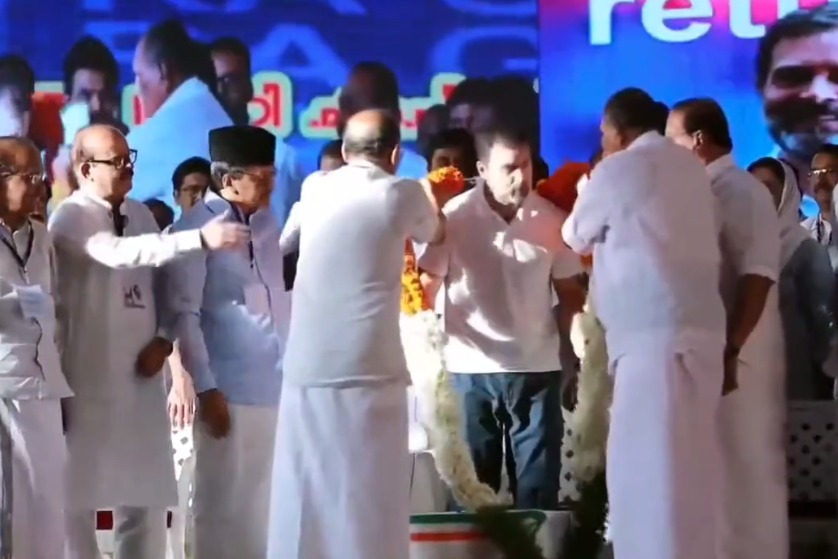 Rahul Gandhi gets rousing welcome on his first visit to Wayanad after being reinstated