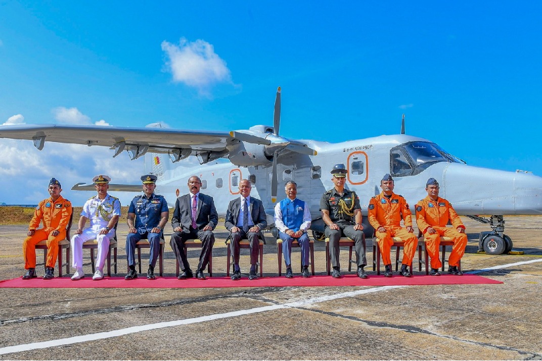 Sri Lanka thanks India for helping to protect airspace, sea