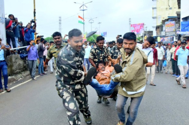 BJP protest triggers tension in Telangana’s Nirmal town