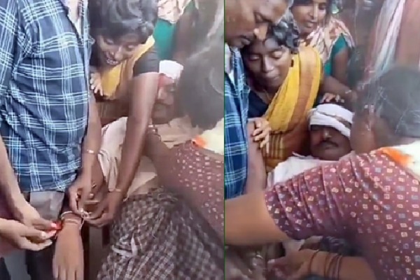 Sister ties rakhi to brother’s body in Telangana