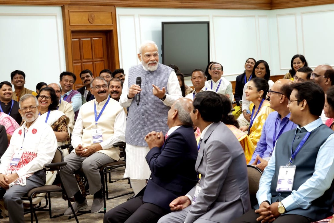 PM Modi interacts with award-winning teachers on Teachers' Day eve