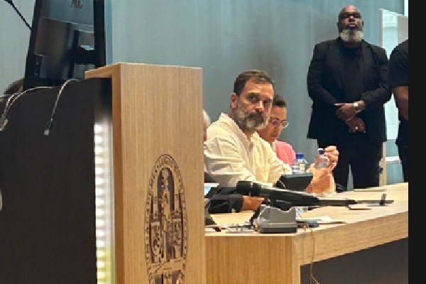 Rahul Gandhi arrives in Netherlands