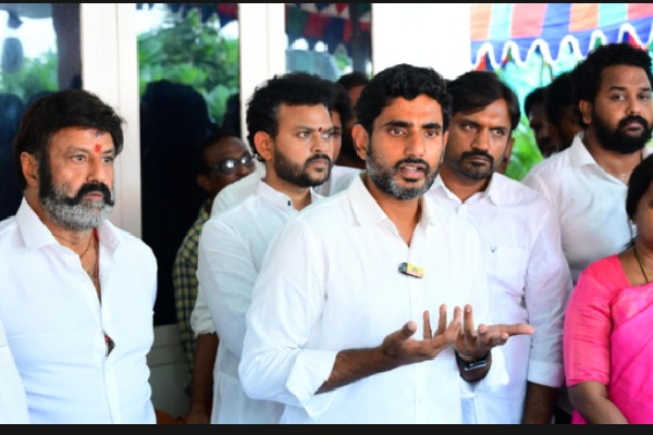 Chandrababu Naidu had even not signed Skill Development Corporation file: Lokesh