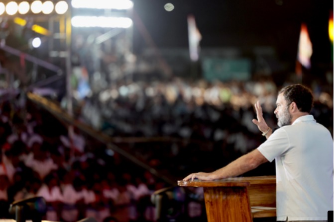 BRS, BJP, MIM work in partnership, says Rahul Gandhi