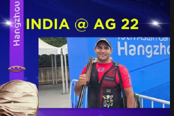 Asian Games: Kynan Chenai wins bronze medal in men's trap individual competition after leading team to historic gold