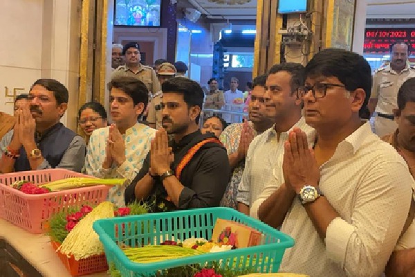 Ram Charan completes Ayyappa Deeksha at Siddhivinayak Temple in Mumbai