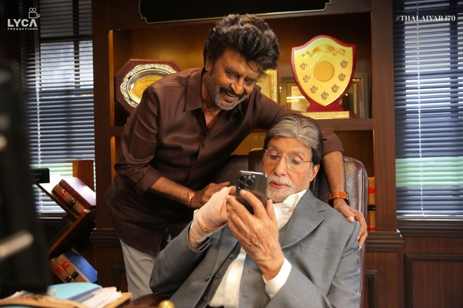 Big B, Rajinikanth wrap up Mumbai schedule of 'Thalaivar 170'