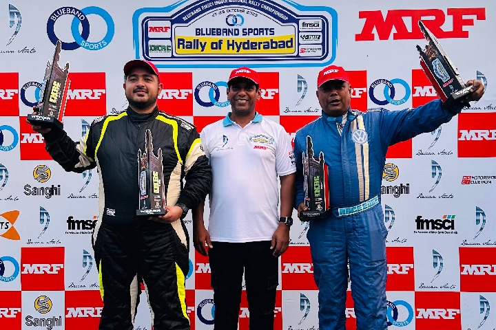 National Rally Championships: K.J Jacob and Shanmuga triumph in Rally of Hyderabad as big guns topple