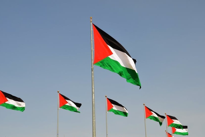 Palestinian flags displayed during Pakistan-Bangladesh ODI in Kolkata