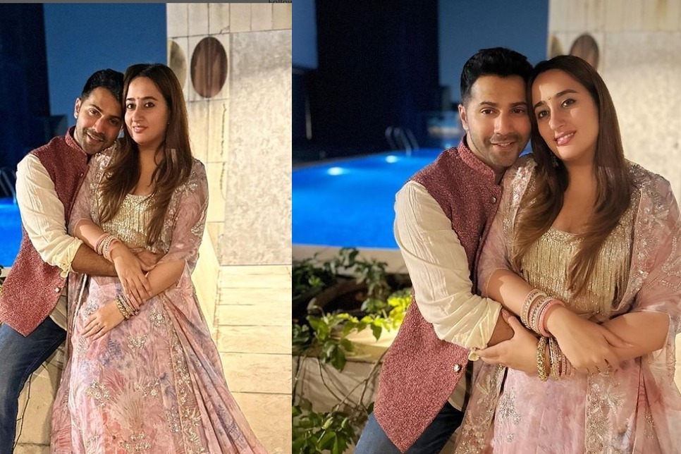 Varun posts Karwa Chauth pic with wife, says ‘Bharatya naari sab be bhaari’