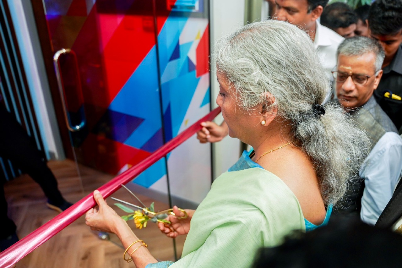 Sitharaman inaugurates SBI branch in Sri Lanka's Trincomalee