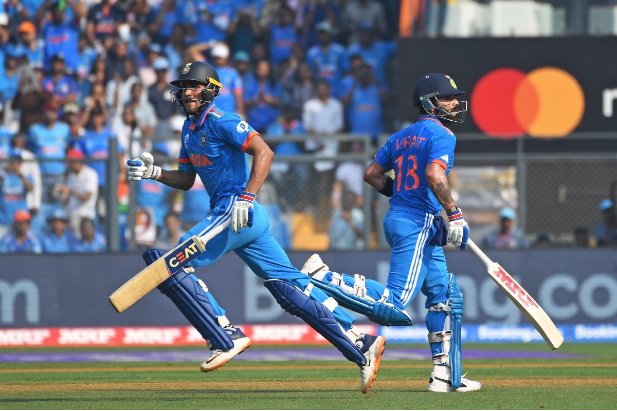 Men's ODI WC: Gill, Kohli, Iyer fifties help India post 357/8 against Sri Lanka