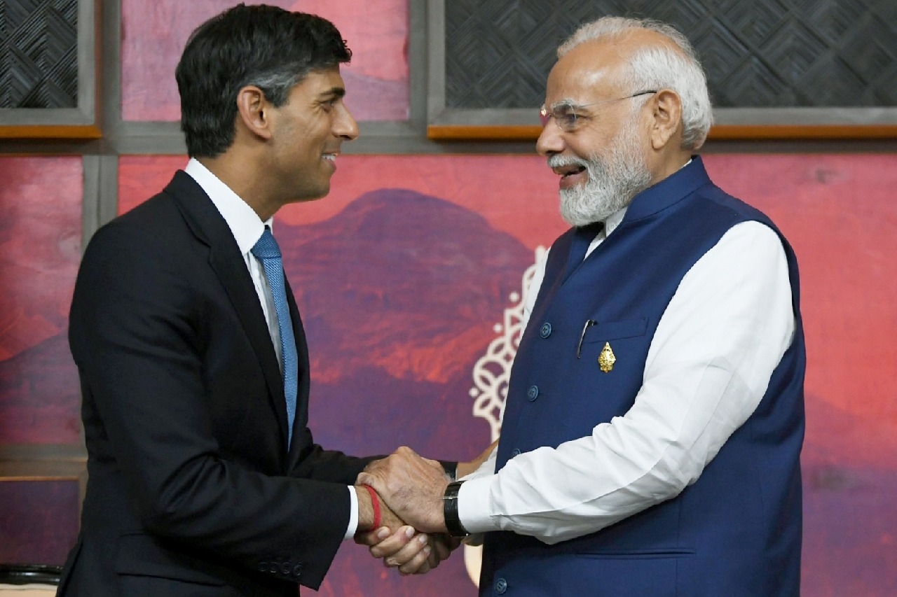 Modi congratulates Sunak on completing 1 year in office, discusses Israel-Hamas conflict