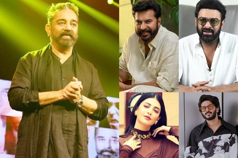 Mammootty, Shruti Haasan, Prabhas, Dulquer Salmaan, wish Kamal Haasan on his 69th b'day