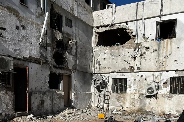 Failed missile launched by terrorists hits Gaza's Al-Shifa Hospital, says Israeli military