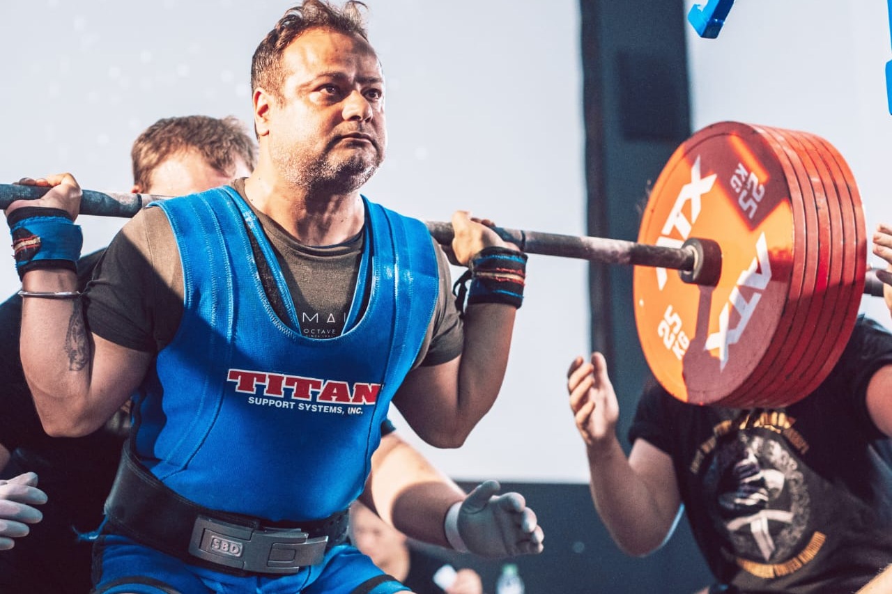 Indian powerlifter sets new world record in Masters' event