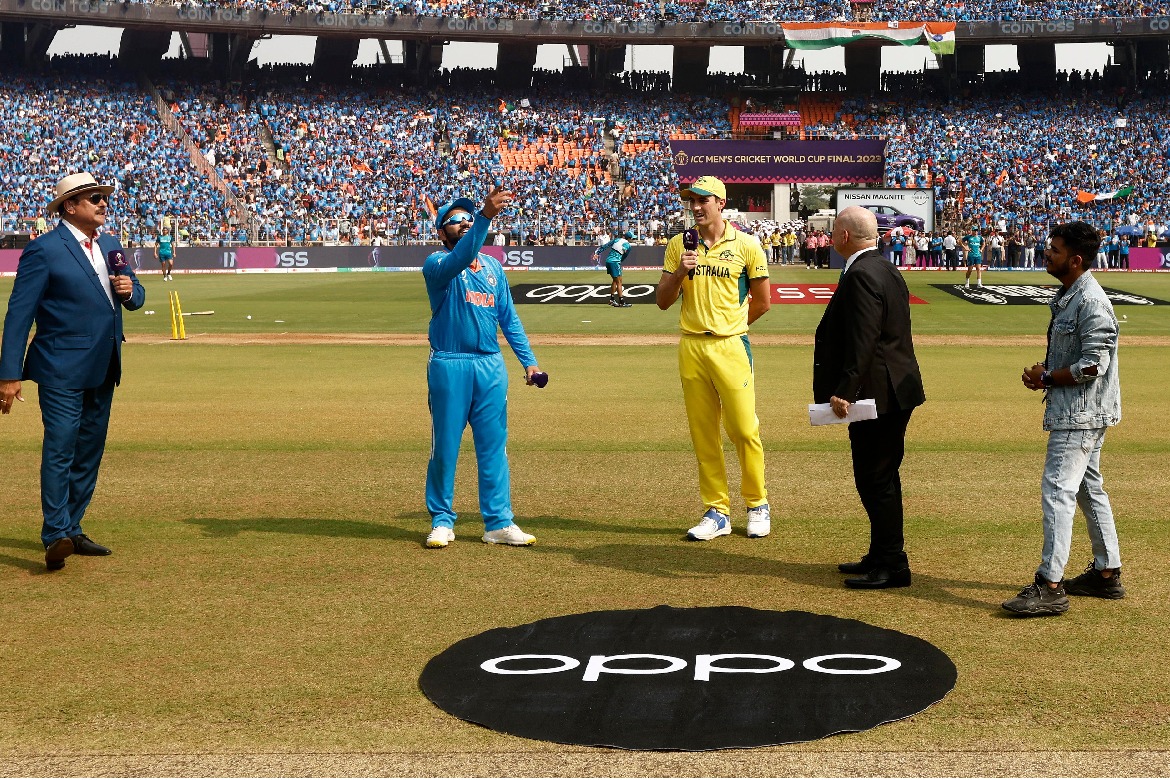 Men's ODI WC: Australia win toss, opt to bowl first against India in final