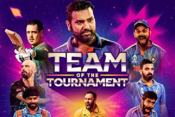 Men’s ODI WC: Rohit, Kohli, Shami, Rahul, Jadeja, Bumrah included in Team of the Tournament