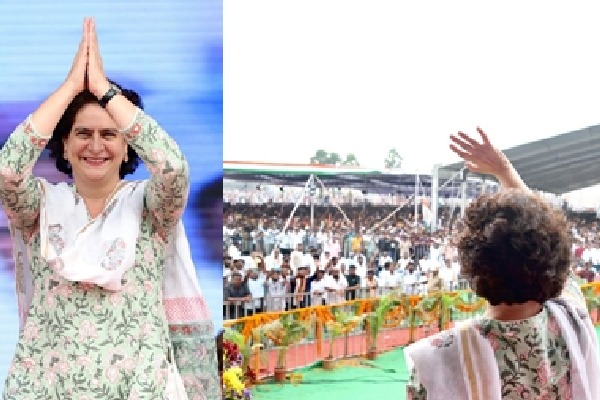 KCR government past its expiry date: Priyanka Gandhi