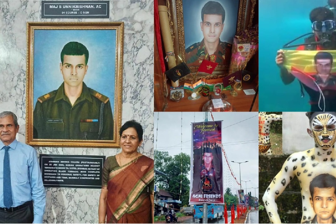 26/11 martyr Major Sandeep Unnikrishnan continues to inspire people