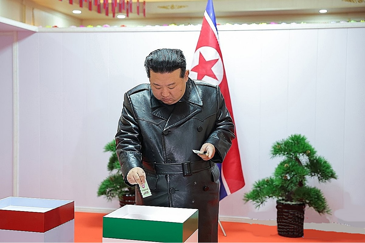 Kim Jong-un votes in local elections